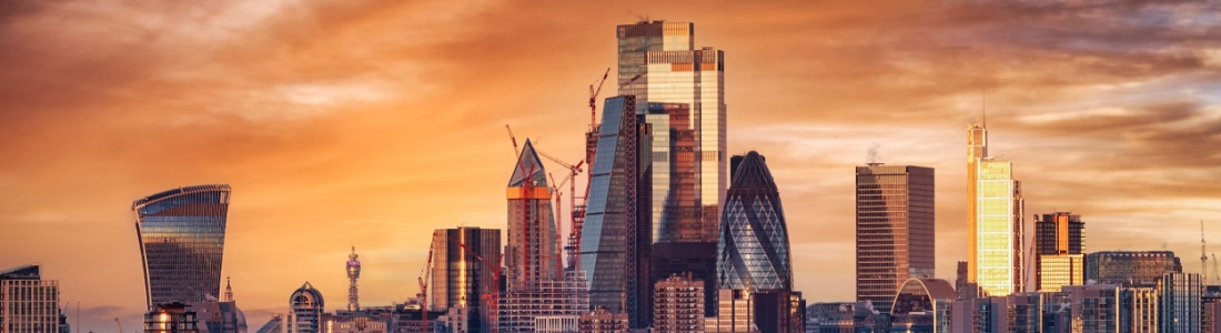 City of London skyline.